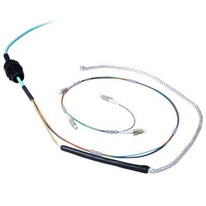 ACT 60 meter Multimode 50/125 OM3 indoor/outdoor kabel 4 voudig met LC connectoren