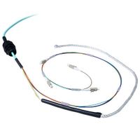 ACT 60 meter Multimode 50/125 OM3 indoor/outdoor kabel 4 voudig met LC connectoren - thumbnail