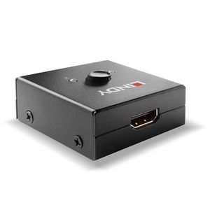 LINDY 2 Port HDMI 18G Bidirektionaler Switch HDMI-switch 2 poorten 3840 x 2160 Pixel