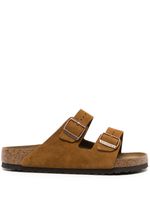 Birkenstock claquettes Arizona en daim - Marron