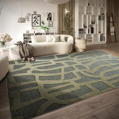 Vloerkleed Vintage Therese - Groen maat: 290x200cm - materiaal: Polyester - Dekbed-Discounter.nl