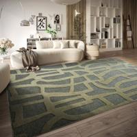 Vloerkleed Vintage Therese - Groen maat: 290x200cm - materiaal: Polyester - Dekbed-Discounter.nl