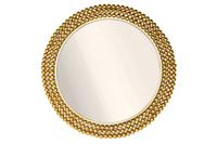 Muurspiegel PEARLS 75cm ijzer goud - 43821