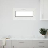 Kelderraam "RISOR" 80x40 cm Kantelbaar 3 Glas wit Kelderraam "RISOR" 80x40 cm Kantelbaar 3 Glas wit
