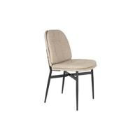 Dutchbone Jade Eetkamerstoelen Beige - Set van 2