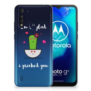 Motorola Moto G8 Power Lite Telefoonhoesje met Naam Cactus Glad