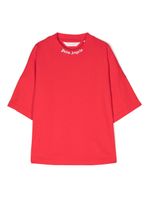 Palm Angels Kids t-shirt Overlogo en coton - Rouge