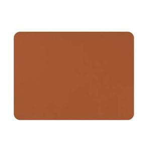 Mesapiu Placemat lederlook - Rechthoek - Caramel - Set van 6