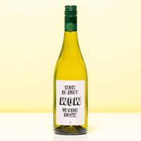 Wijnfles Mom is wow upside down - Wit (Sauvignon Blanc)