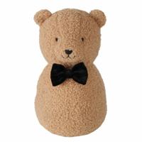 Boltze Deurstopper Beertje - 1 kg - bruin - knuffeldier - H22 cm - deurstop