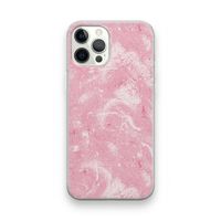 Abstract Painting Pink: iPhone 12 Pro Transparant Hoesje