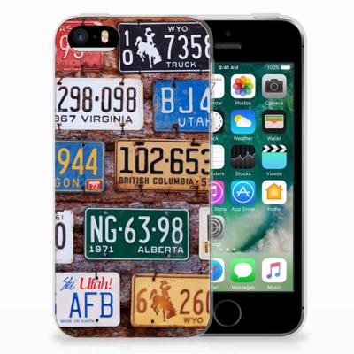 Apple iPhone SE | 5S | Siliconen hoesje | met foto Kentekenplaten