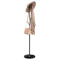 VidaXL Kapstok 177 cm gepoedercoat ijzer zwart