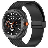 D-buckle sportband - Zwart - Samsung Galaxy Watch 8 - 40mm / 44mm