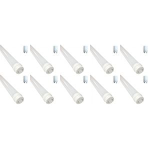 LED TL Buis T8 met Starter 10 Pack - 60cm 8W - Natuurlijk Wit 4200K