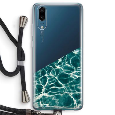 Weerkaatsing water: Huawei P20 Transparant Hoesje met koord