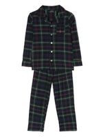 Ralph Lauren Kids pyjama à carreaux - Bleu