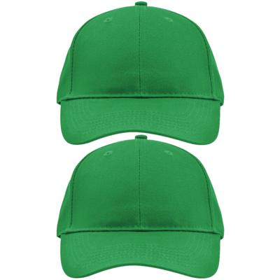 2x stuks myrtle beach baseball cap - 6-panel - voor volwassenen