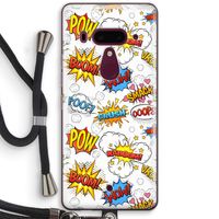 Pow Smack: HTC U12+ Transparant Hoesje met koord