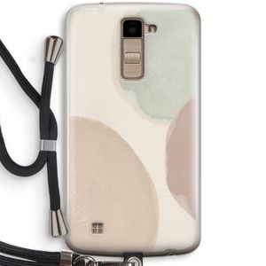 Geo #8: LG K10 (2016) Transparant Hoesje met koord