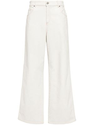 Blumarine jean ample à effet délavé - Tons neutres