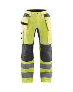 Blåkläder Werkbroek met stretch High-Vis 15521811 | High-Vis Geel/Medium Grijs | Maat 48 - 7330509675304