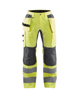 Blåkläder Werkbroek met stretch High-Vis 15521811 | High-Vis Geel/Medium Grijs | Maat 58 - 7330509675359