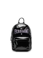 Chiara Ferragni sac à dos à patch logo - Noir