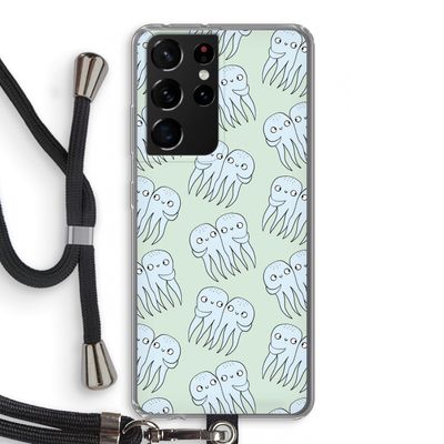Octopussen: Samsung Galaxy S21 Ultra Transparant Hoesje met koord