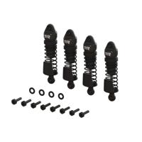 Arrma - Aluminum Shock Set, 58mm Length, 1000 cSt Oil (4), Black for Grom (ARA-1567)
