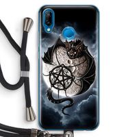 Volle maan: Huawei P20 Lite Transparant Hoesje met koord