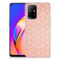 OPPO A94 5G | Reno5 Z | TPU bumper | Pattern Orange