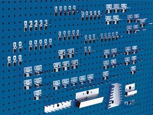 Bott Gereedschaphouder-assortiment | BxH mm | 15 haken/25 dubb.haken/40 houders 80-dlg | 1 stuk - 14031416 14031416