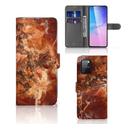 Samsung S10 Lite | Bookcase | Marmer Bruin