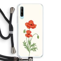 Red poppy: Huawei P Smart Pro Transparant Hoesje met koord
