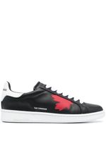 DSQUARED2 baskets Boxer en cuir - Noir