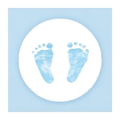Ambiente Servetten - 20x stuks - blauw - babyshower - 33 x 33 cm - papier - jongen geboren