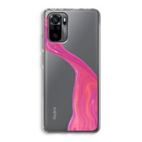 Paarse stroom: Xiaomi Redmi Note 10 Pro Transparant Hoesje