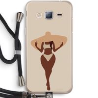 Let's get salty: Samsung Galaxy J3 (2016) Transparant Hoesje met koord