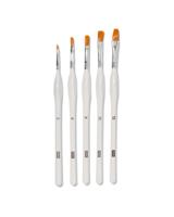 HEMA Schilderpenselen met platte punt - 5 stuks