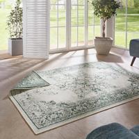 Dubbelzijdig Buitenkleed Borbon - Groen maat: 230x160cm - materiaal: Polypropyleen - Dekbed-Discounter.nl