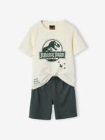 Jungen Sommer-Schlafanzug JURASSIC WORLD Oeko-Tex muisgrijs
