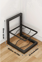 FlexiRack Pro - Verstelbare Pannenrek Organizer van Roestvrij Staal FlexiRack Pro - Verstelbare Pannenrek Organizer van Roestvrij Staal