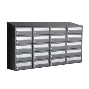 Allux Hive Set 4-Breed, 5-Hoog Met Dak Antraciet - 40030065_4x5d