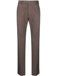 Zegna cotton tailored trousers - Marron