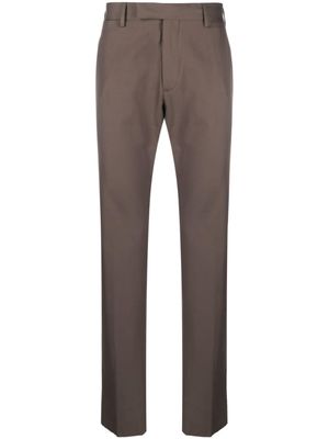 Zegna pantalon de costume en coton - Marron