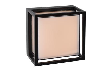 Lucide SINGA LED - Wandlamp Binnen/Buiten - LED - 1x10W 3000K - IP54 - Zwart