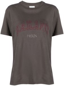 MARANT ÉTOILE t-shirt à logo imprimé - Noir