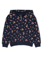 POLO RALPH LAUREN KIDS hoodie zippé à motif Teddy Bear - Bleu