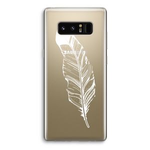 Pluim: Samsung Galaxy Note 8 Transparant Hoesje